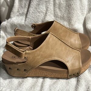 Corkys Women's Tan Slingback Sandals